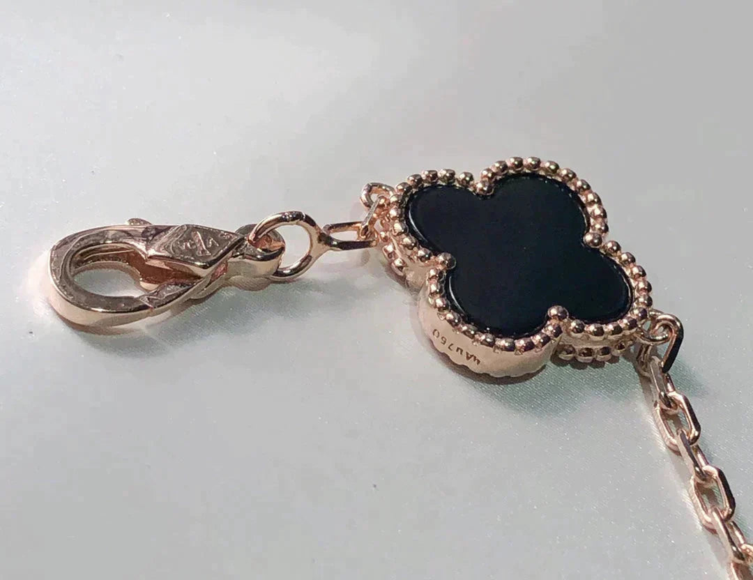 [Raffine]CLOVER 5 MOTIFS MULTICOLOR  BRACELET