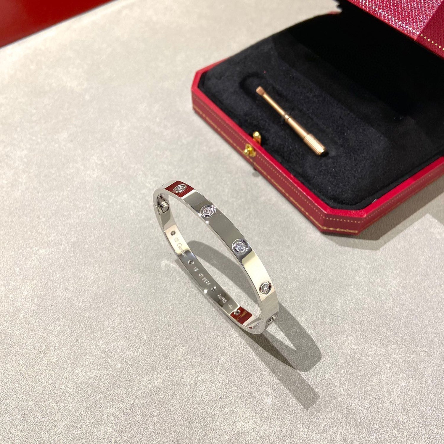 [Raffine]LOVE BRACELET 6.1MM 10 DIAMONDS