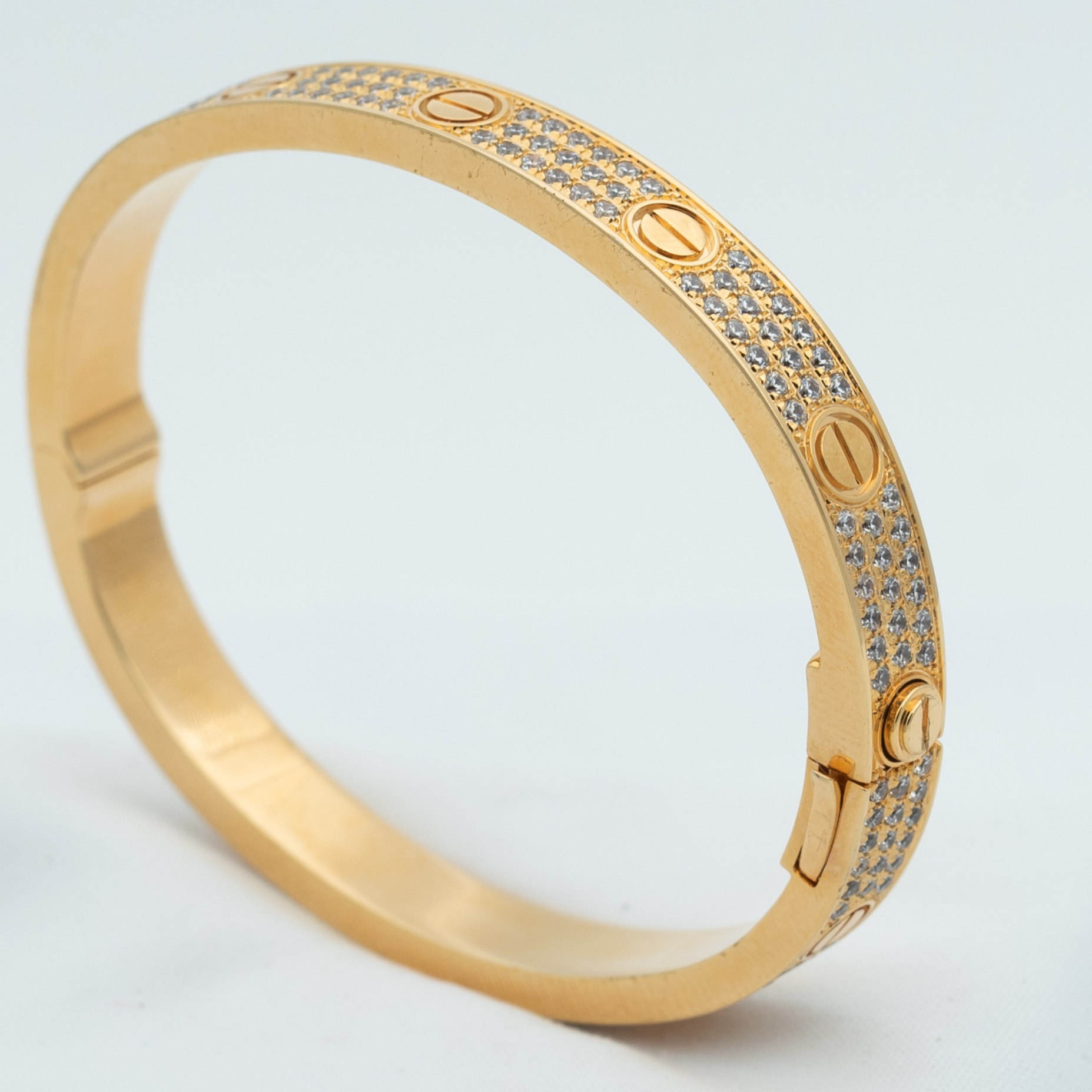[Raffine]LOVE BRACELET 6.1MM DIAMOND-PAVED