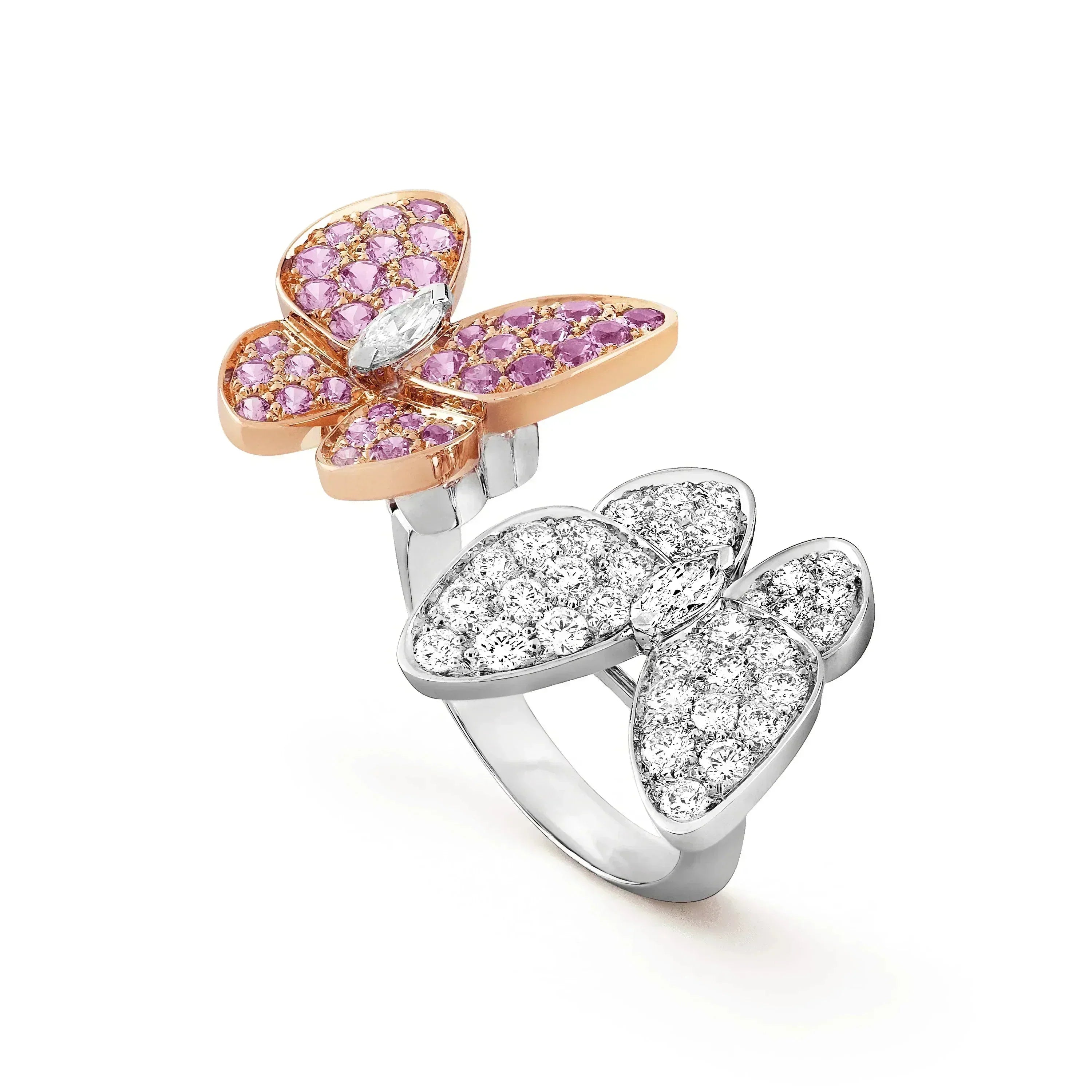 [Raffine]TWIN BUTTERFLY DIAMOND RING
